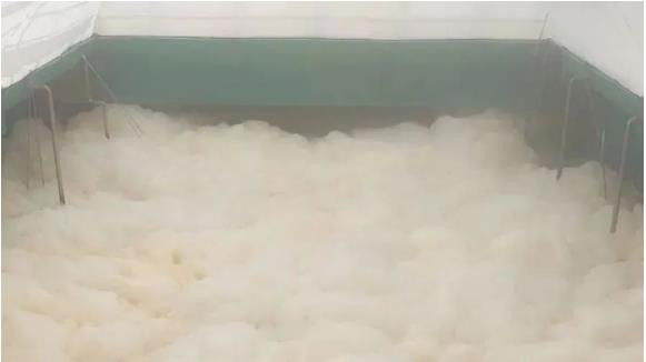 案例照片:污水啟動泡沫 案例照片:污水啟動泡沫